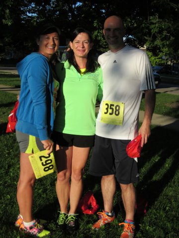 Runners prepare : Race Gathering