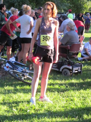Runners prepare : Race Gathering