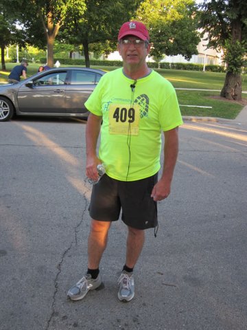 Runners prepare : Race Gathering