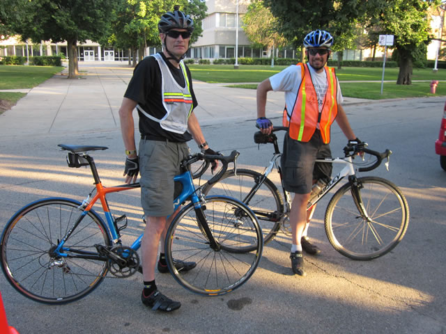 Mike & Paul serve as Bike Patrol on the roads of Norwood Park