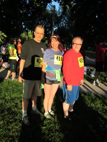 Runners prepare : Race Gathering