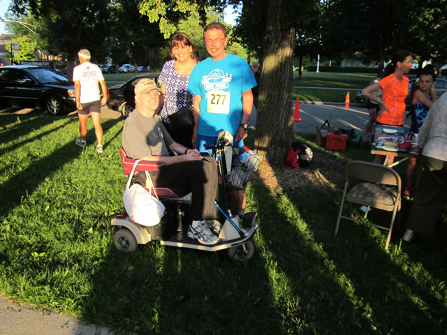 Runners prepare : Race Gathering