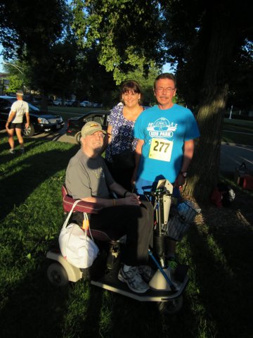 Runners prepare : Race Gathering