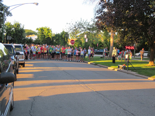 Start of the 5-Km Featured Event