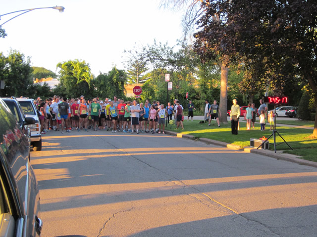 Start of the 5-Km Featured Event