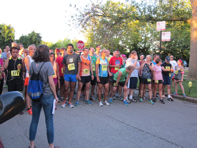 Start of the 5-Km Featured Event