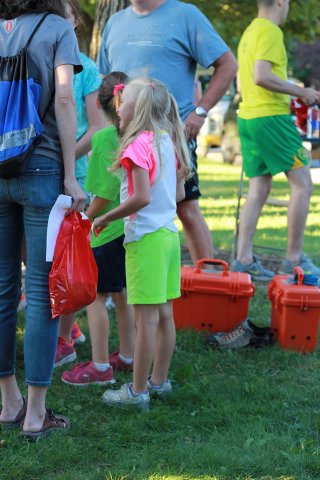 Runners prepare : Race Gathering