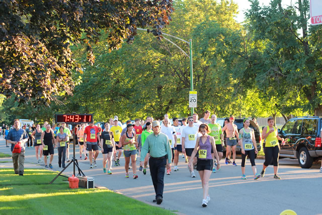 Runners prepare : Race Gathering