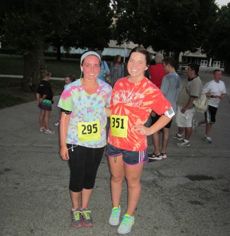 Thrills at the finish of the Chicago Full Moon 5-Km