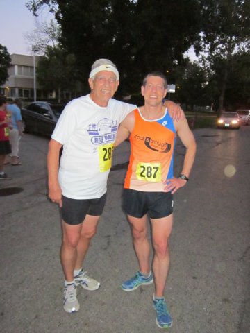 Thrills at the finish of the Chicago Full Moon 5-Km