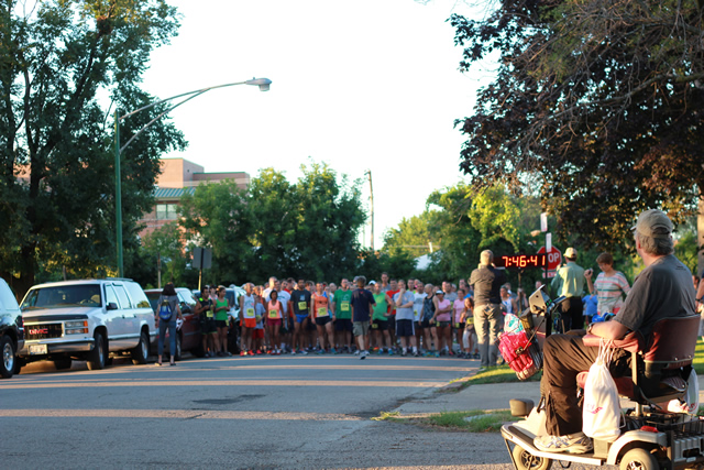 Start of the 5-Km Featured Event