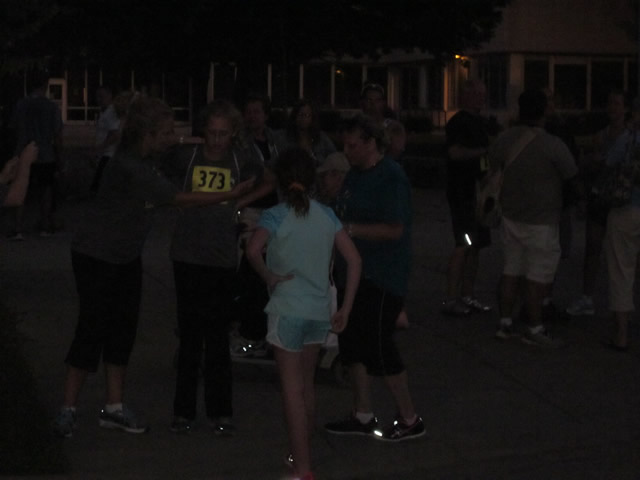 Thrills at the finish of the Chicago Full Moon 5-Km