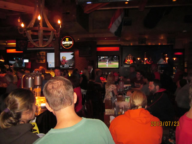 Post-race award ceremony at Mo Dailey's