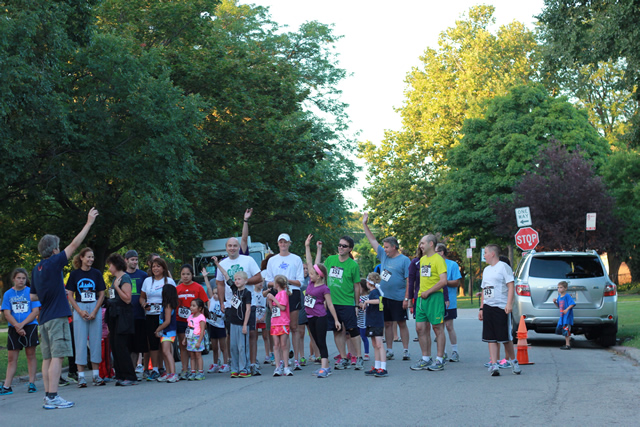 Show of hands... Who's running in their first-ever race?