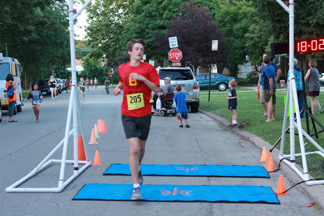 Shea Bastian of Batavia finishes 5th overall in the Chicago Full Moon 5-Km