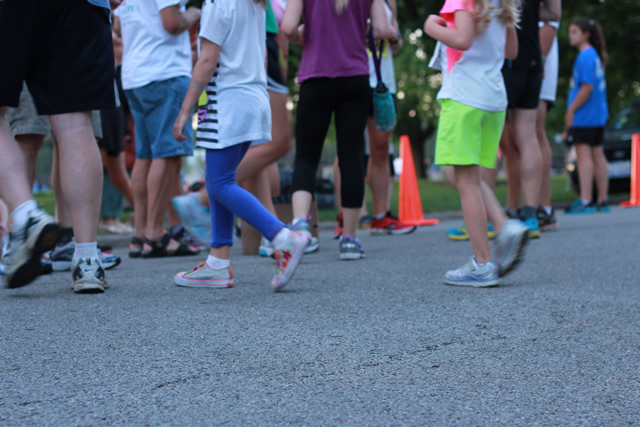 Thrills at the finish of the Chicago Full Moon 5-Km