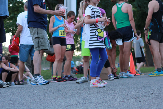 Thrills at the finish of the Chicago Full Moon 5-Km