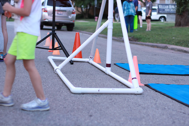 Thrills at the finish of the Chicago Full Moon 5-Km