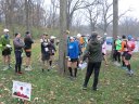 Participants gather for the 8:30 am start of their 50-Km run