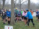 Participants gather for the 8:30 am start of their 50-Km run