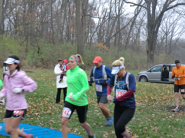And they're off... Start of the Carboniferous Fall 50-Km