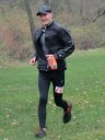 Piotr Janczyk sets off on his second lap of Carboniferous Fall 50-Km