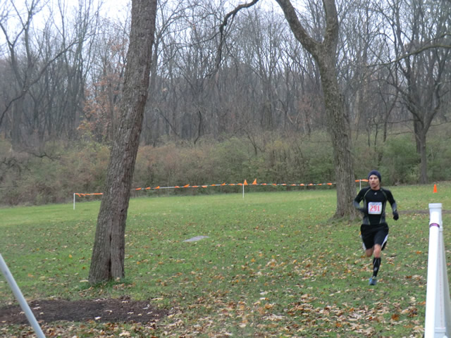 Dan Regalado... Carboniferous Fall 25-Km race champion!