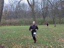 John Kiser completes lap one as Michael Cozza starts lap two of Carboniferous Fall 50-Km