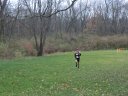 Michael Cozza winds through the parade loop on his second lap of Carboniferous Fall 50-Km