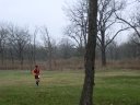 Ron Baker completes lap one then quickly sets out for lap two of Carboniferous Fall 50-Km