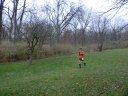 Ron Baker completes lap one then quickly sets out for lap two of Carboniferous Fall 50-Km