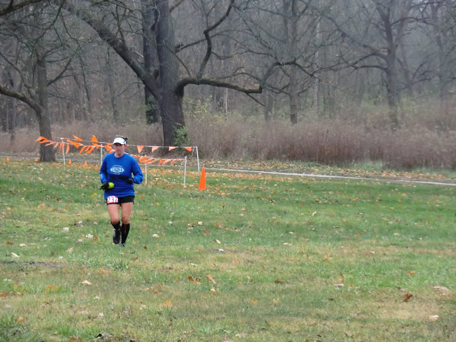 Shelley Cook is 'top chick' to complete lap one of Carboniferous Fall 50-Km