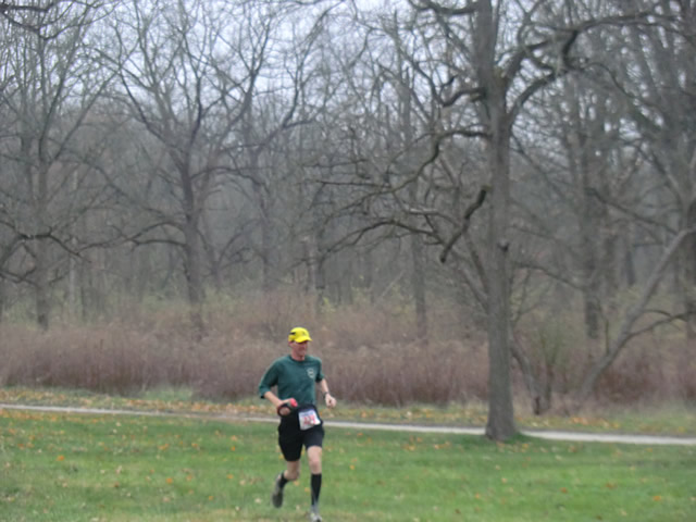 Jason Dorgan, co-RD of Kettle 100, completes lap one of Paleo-Carb 50-Km