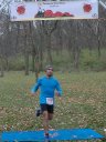 Displaying perfect running form Renato Gonzalez finishes 3rd place in his age group!