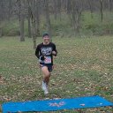 Yutaro Seki charges to the finish 2nd place in his age group of the Paleo-Carb 25-Km