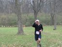 Matthew Wagner gives a 'tip of the hat' at his finish of Paleo-Carb 25-Km!