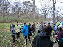 It's an electrified finish area of Paleozoic Trail Runs - Carboniferous Fall!