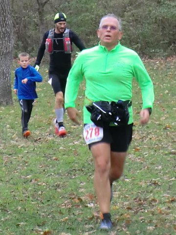 Sergei Kravets nears the finish of his Paleo-Carb 25-Km