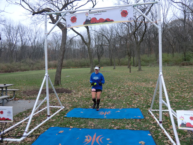 Shelley Cook... Carboniferous Fall 50-Km female race champion!