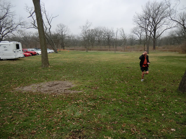 Jeff Clinton brings it home for a 2nd place age group finish in the Paleo-Carb 50-Km!