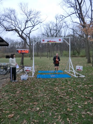 Jeff Clinton brings it home for a 2nd place age group finish in the Paleo-Carb 50-Km!