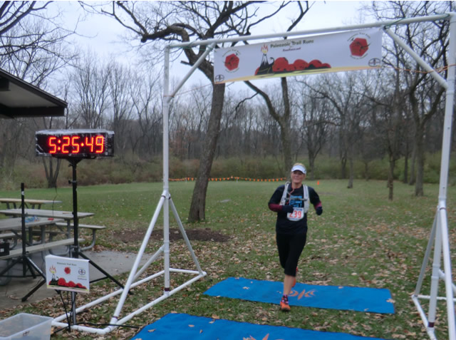 Nicole Swanson cruises to 2nd female, 1st in her age group of the Paleo-Carb 50-Km!