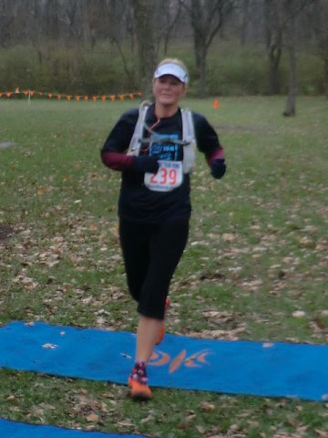Nicole Swanson cruises to 2nd female, 1st in her age group of the Paleo-Carb 50-Km!
