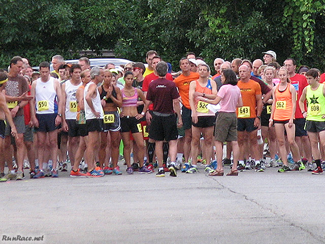 Starting line of the 3rd Annual Chicago Full Moon Run