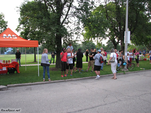 All runners on on course!