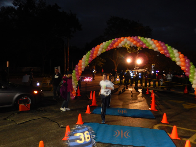 Action from the Finish Line of MSW 5k Race : Saturday October 4, 2014