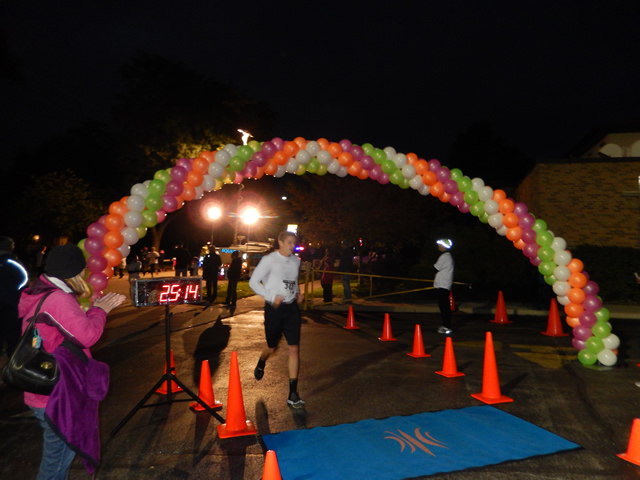 Action from the Finish Line of MSW 5k Race : Saturday October 4, 2014