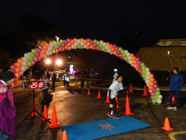 Action from the Finish Line of MSW 5k Race : Saturday October 4, 2014