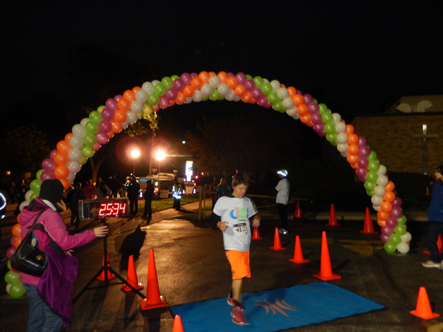 Action from the Finish Line of MSW 5k Race : Saturday October 4, 2014