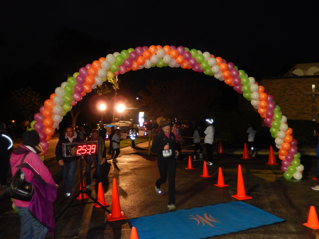 Action from the Finish Line of MSW 5k Race : Saturday October 4, 2014